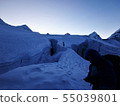 Morning peak of island peak 55039801