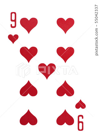 card on white background macro 55042337