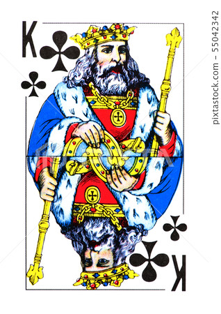 Card for play on white background 55042342