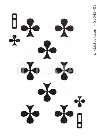 black card on white background 55042405