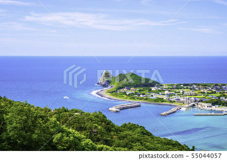 從福岡縣三島市的Tateishiyama美麗的景色 55044057