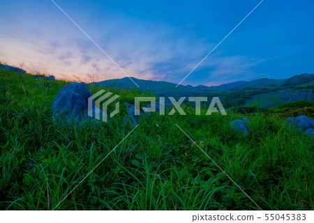 Hiraodai evening scenery 55045383