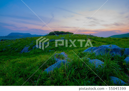 Hiraodai evening scenery 55045399