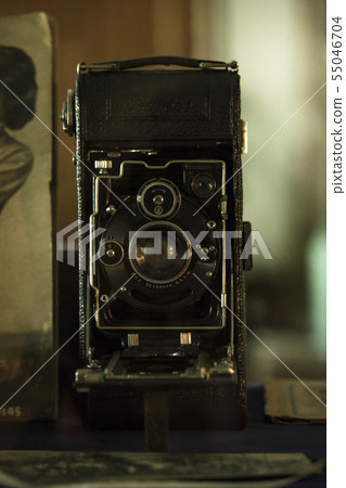 Ancient camera still uses film to record photos. Ancient camera still uses film to record photos. 55046704