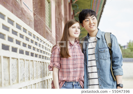 Couple, Dating, Dating, Travel, Tourism, Hanok, Korean tradition, Gyeongbokgung, Jongno-gu, Seoul Couple, Dating, Dating, Travel, Tourism, Hanok, Korean tradition, Gyeongbokgung, Jongno-gu, Seoul 55047396