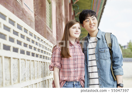 Couple, Dating, Dating, Travel, Tourism, Hanok, Korean tradition, Gyeongbokgung, Jongno-gu, Seoul Couple, Dating, Dating, Travel, Tourism, Hanok, Korean tradition, Gyeongbokgung, Jongno-gu, Seoul 55047397