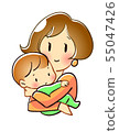Mother holding a baby Mother holding a baby 55047426