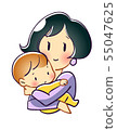 Mother holding a baby Mother holding a baby 55047625
