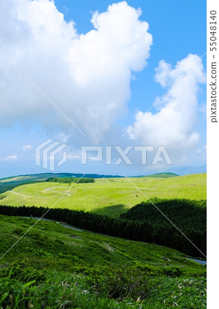 Landscape of Kurumayama plateau (summer) Landscape of Kurumayama plateau (summer) 55048140