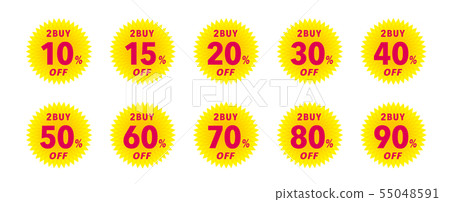 2BUY sale label 55048591