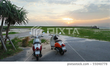 Okinawa Prefecture Miyakojima Sunset Beach 55048778