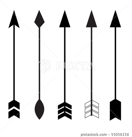 arrow icon on white background. black arrow sign. arrow icon on white background. black arrow sign. 55050158