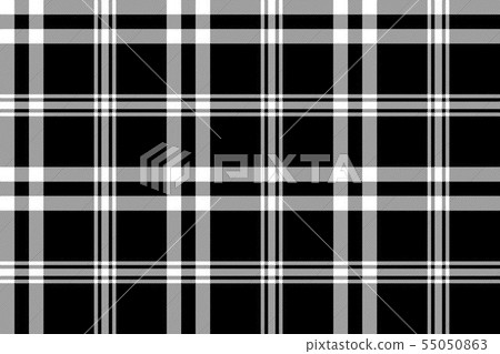Check black white plaid diagonal texture seamless 55050863
