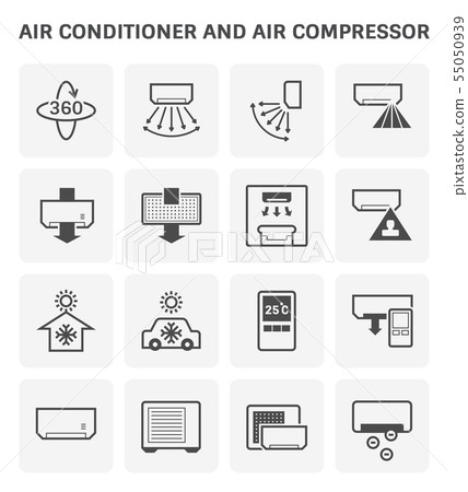 Air conditioner icon 55050939