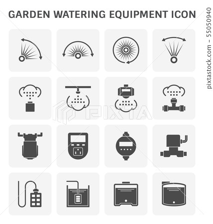 garden watering icon garden watering icon 55050940