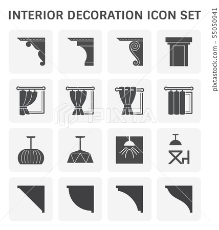 interior decoration icon 55050941
