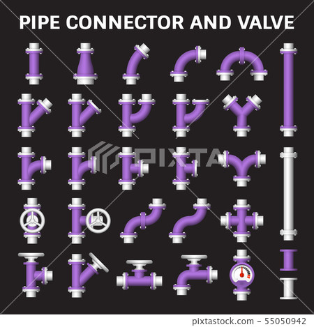 Pipe Connector Icon Pipe Connector Icon 55050942