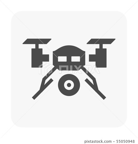 drone icon black 55050948