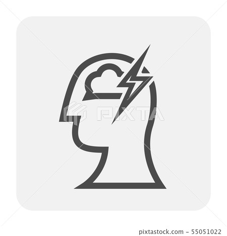 emotion head icon emotion head icon 55051022