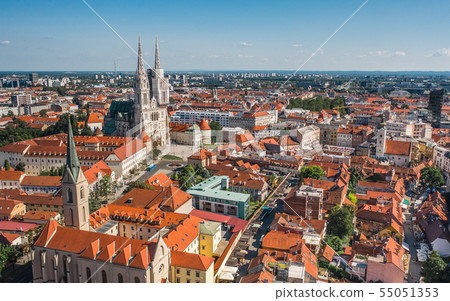 Cityscape of Zagreb the capital of Croatia Cityscape of Zagreb the capital of Croatia 55051353