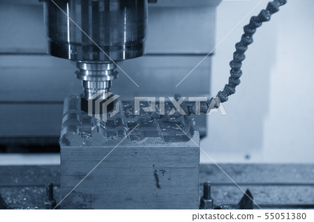 The CNC milling machine . The CNC milling machine . 55051380