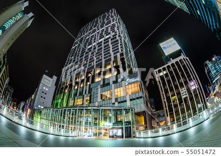 東京澀谷的高層建築 55051472