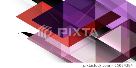 Modern mosaic triangle template background, great design for any purposes. Abstract geometric 55054394