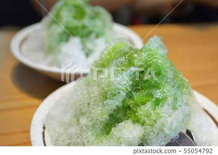 Matcha shaved ice 55054792