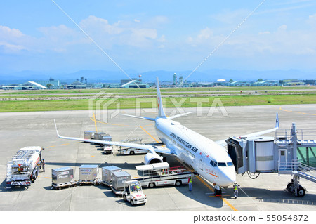 Komatsu Airport preparation for arrival and departure 55054872