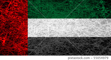 Flag of United Arab Emirates. Flag of United Arab Emirates. 55054979
