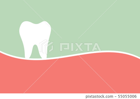 single teeth flat sign single teeth flat sign 55055006