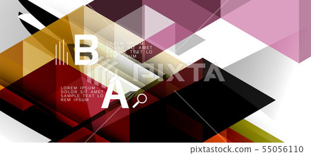 Abstract triangle pattern, colorful backdrop. Presentation template. Modern textured shape. Trendy Abstract triangle pattern, colorful backdrop. Presentation template. Modern textured shape. Trendy 55056110