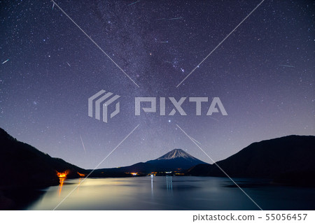 Meteor flowing to Lake Honjo Meteor flowing to Lake Honjo 55056457