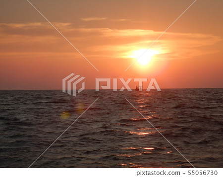日落和船 55056730