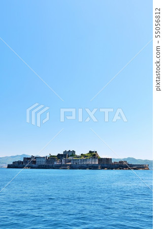 長崎縣藍天軍艦海島 55056812