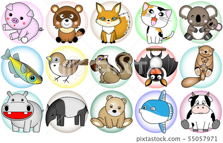 動物圖標01 動物圖標01 55057971