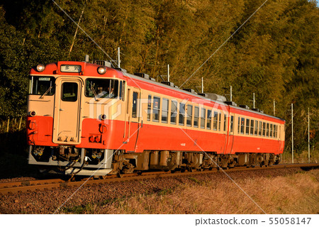 在三宮線運行的兩列基哈48普通列車 55058147