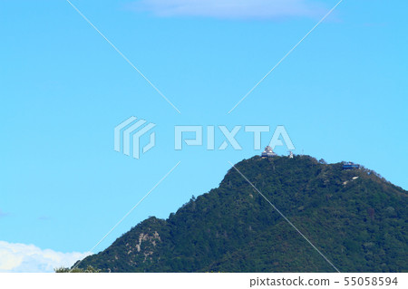 岐阜市金卡山與岐阜城堡的風景 55058594