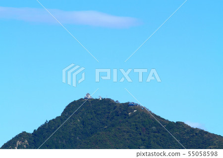岐阜市金卡山與岐阜城堡的風景 55058598
