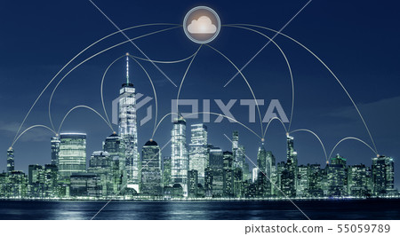 New York Manhattan colud computing 55059789