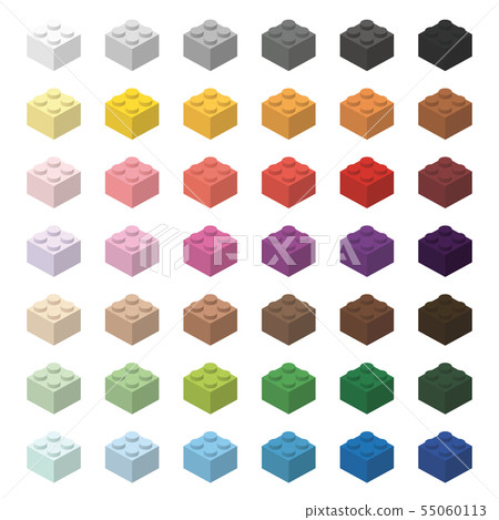 Children brick toy simple color spectrum bricks 55060113
