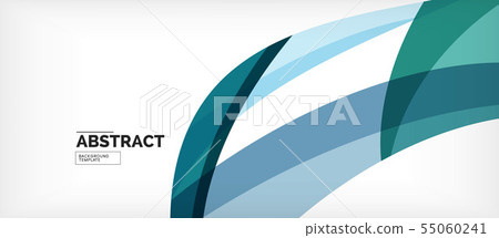 Colorful wave lines abstract background, color line for business or techno presentation Colorful wave lines abstract background, color line for business or techno presentation 55060241