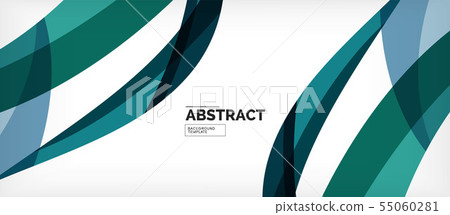 Colorful wave lines abstract background, color line for business or techno presentation Colorful wave lines abstract background, color line for business or techno presentation 55060281