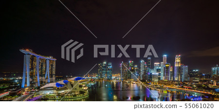 Night view of Singapore 55061020