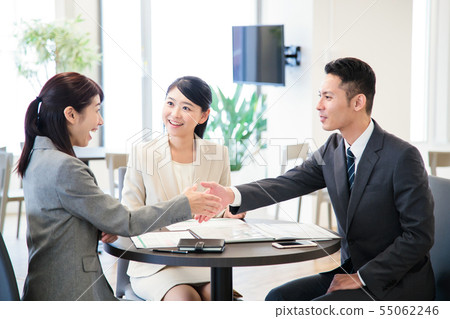 會議會議婦女男性營業所 55062246