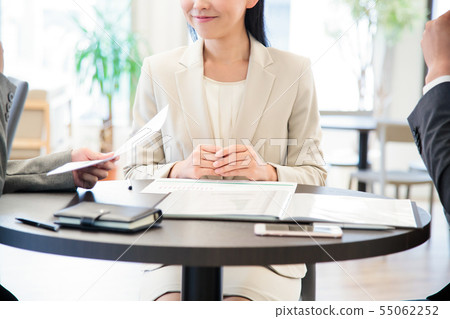 Meeting meeting woman male business office Meeting meeting woman male business office 55062252