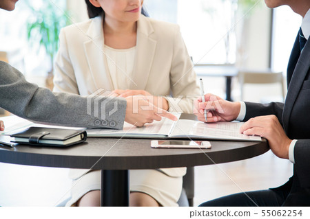 會議會議婦女男性營業所 55062254