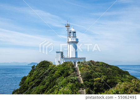 Sada Cape lighthouse built at the westernmost tip of Shikoku 55062491