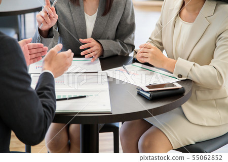 會議會議婦女男性營業所 55062852