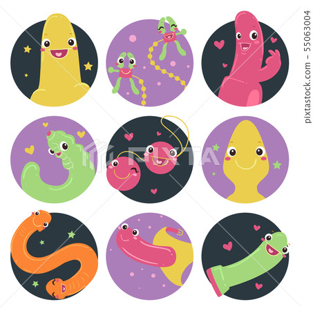 Mascot Sex Toys Elements Illustration Mascot Sex Toys Elements Illustration 55063004